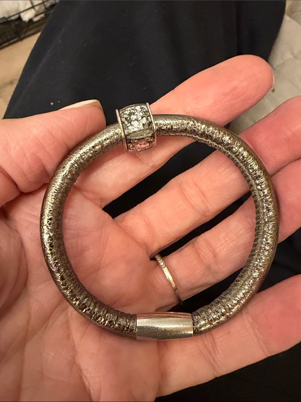 Brighton leather bracelet with charm